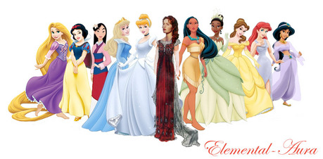 Here you go now find Tiana changed like Rose, Belle and Beast are in the background. 