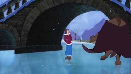 I think watching the Beast try to ice skate is funny :)
Now find a DP Christmas picture, other than 
