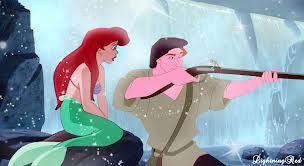  Here this one is pretty cool. Is called Thomas protecting Ariel. Now find a crossover of Pocahontas w