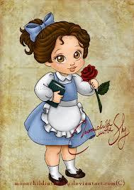 Here Belle is so adorable! Now find Rapunzel holding pascal on the frying pan pointing it at flynn ry