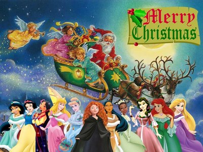 Merry Early Christmas Everyone :)

Next find another Christmas related Princess Picture any one you