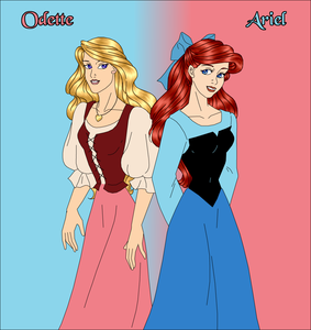 Odette and Ariel :3

By Nyxity Deviantart.com

Next find any picture of Melody