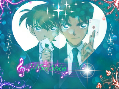  Shinichi and Heiji They're from the same anime,though.