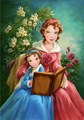 Belle and her mum - disney-princess photo