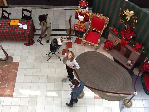  Hilarie burton Shooting A Scene In Naughty of Nice Movie