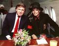 Michael With Good Friend, Donald Trump - michael-jackson photo