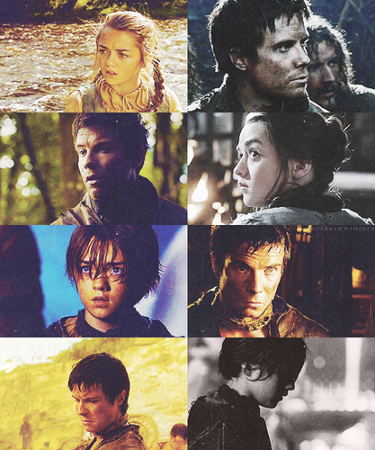 Arya and Gendry. 