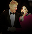 Bill Clinton and Michael Jackson ♥♥ - michael-jackson fan art