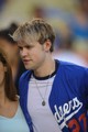 Chord Overstreet At A Dodgers Game - September 4, 2012 - glee photo