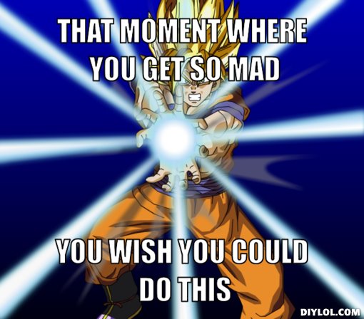 Goku Kamehameha Dragon Ball Z Meme