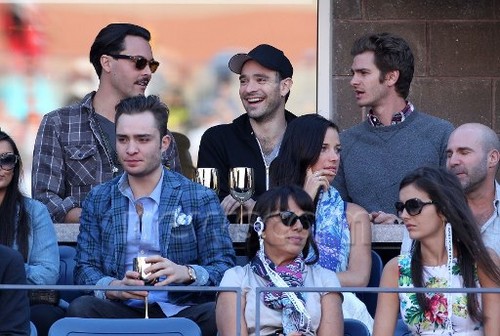  Ed Westwick at US Open 2012 Hangout (10 sept 2012)