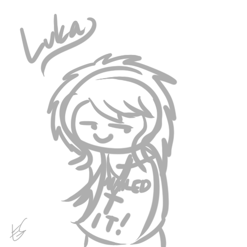 Evan's drawings- Luka.