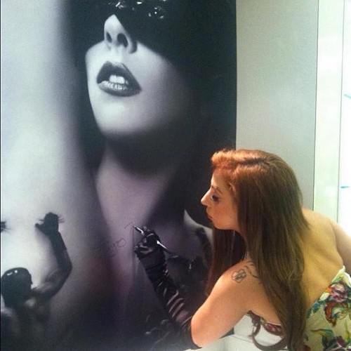  Gaga at Macy's in Chicago