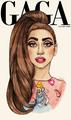 Gaga by Helen Green (dollychops.tumblr.com) - lady-gaga fan art