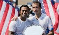 Leander Paes and Radek Stepanek US Open 2012 - tennis photo