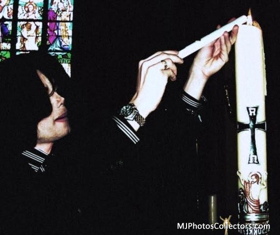 Michael Jackson Michael Lighting A Candle