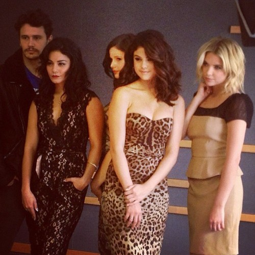  Selena Gomez, Ashley Benson, Vanessa Hudgens, James Franco and Rachel Korine