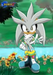 Silver in Sonic X - silver-the-hedgehog icon