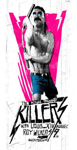  The Killers apresentação, show, gig poster