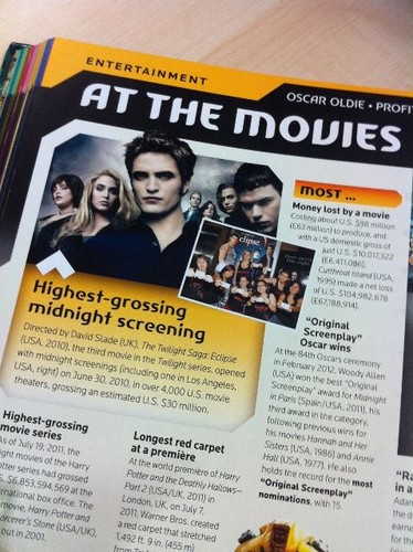  Twilight: Eclipse in The गिनीज, गिनिनेस Book of World Records - 2013