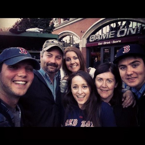  'The Gang' at Fenway Park in Boston