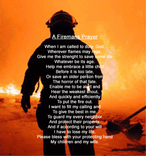  A Firefighters Prayer