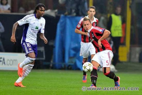  AC Milan VS RSC Anderlecht 0-0, Uefa Champions League 12/13