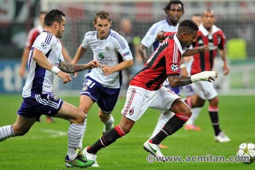 AC Milan VS RSC Anderlecht 0-0, Uefa Champions League 12/13