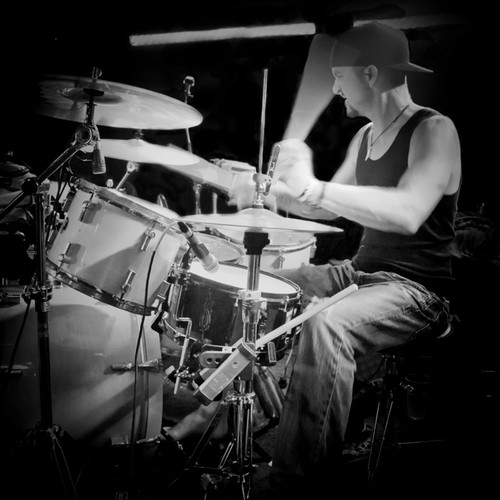 Aaron the bands drummer of Longreef 