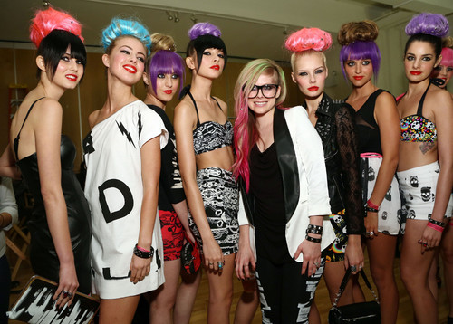  Abbey Dawn at New York Fashion Week - Backstage (10 Sep 2012)