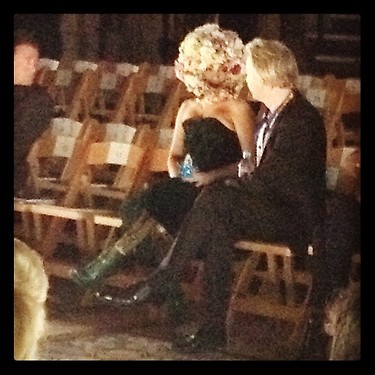 Gaga at the Phillip Tracey Show in London