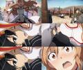 Kirito and Asuna's accident - sword-art-online photo