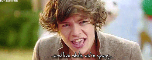  Live While We're Young <3