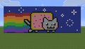 Nyan cat - minecraft-pixel-art fan art