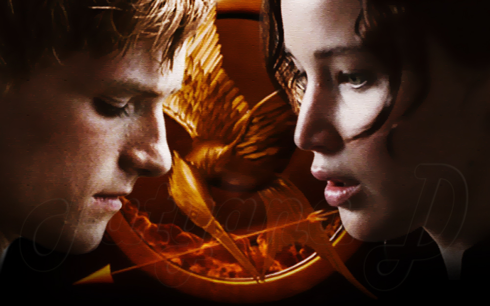 Peeta Mellark and Katniss Everdeen - Peeta Mellark and Katniss Everdeen  Wallpaper (32207056) - Fanpop