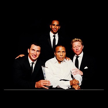  Wladimir Klitschko,Lewis,Boris Becker & Muhammad Ali Twit Pic