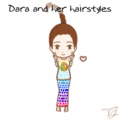 dara 2ne1 hairstyles - dara-2ne1 fan art