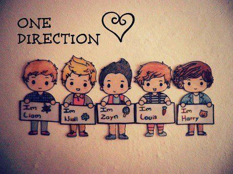 One Direction 1D cartoon