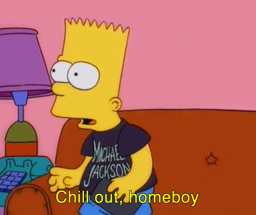  Bart Simpson wears Michael Jackson shati ♥♥