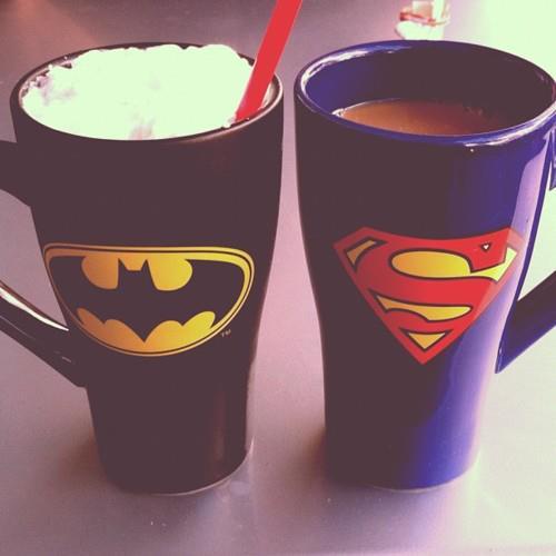  バットマン & スーパーマン Cups ;) 100% Real ♥