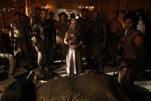 Dany and Jorah with Dothraki