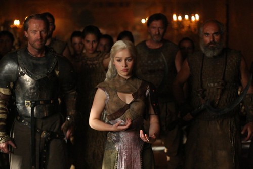 Dany and Jorah with Dothraki