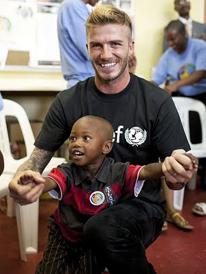  David Beckham smile