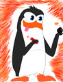 First succesful drawing on GIMP - penguins-of-madagascar fan art