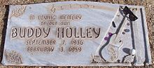  Gravesite Of Buddy azevinho, holly