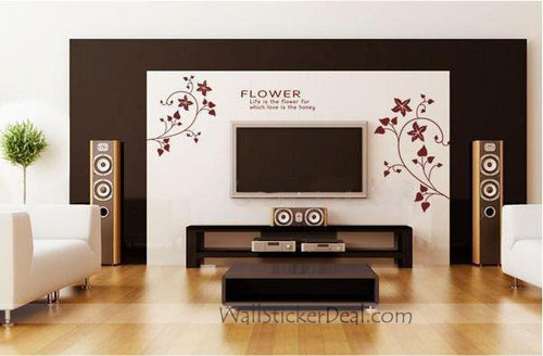Life Is The Flower For Which Love Is The Honey Wall Stickers