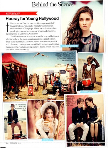 Magazine scans: Teen Vogue (October 2012)