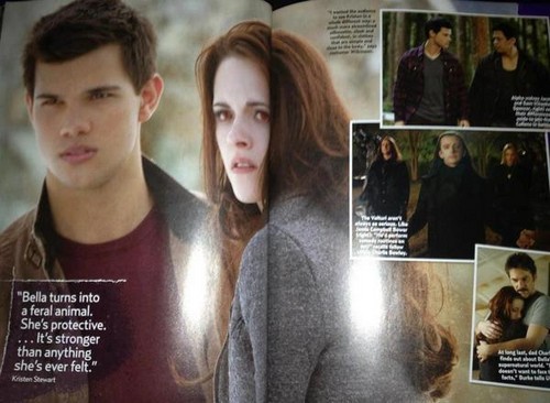  New pics of Kristen in "Breaking Dawn: Part 2" {Inside US magazine}.