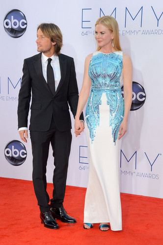 Nicole and Keith at the 2012 Emmy Awards