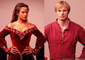 Pendragons in red - arthur-and-gwen photo